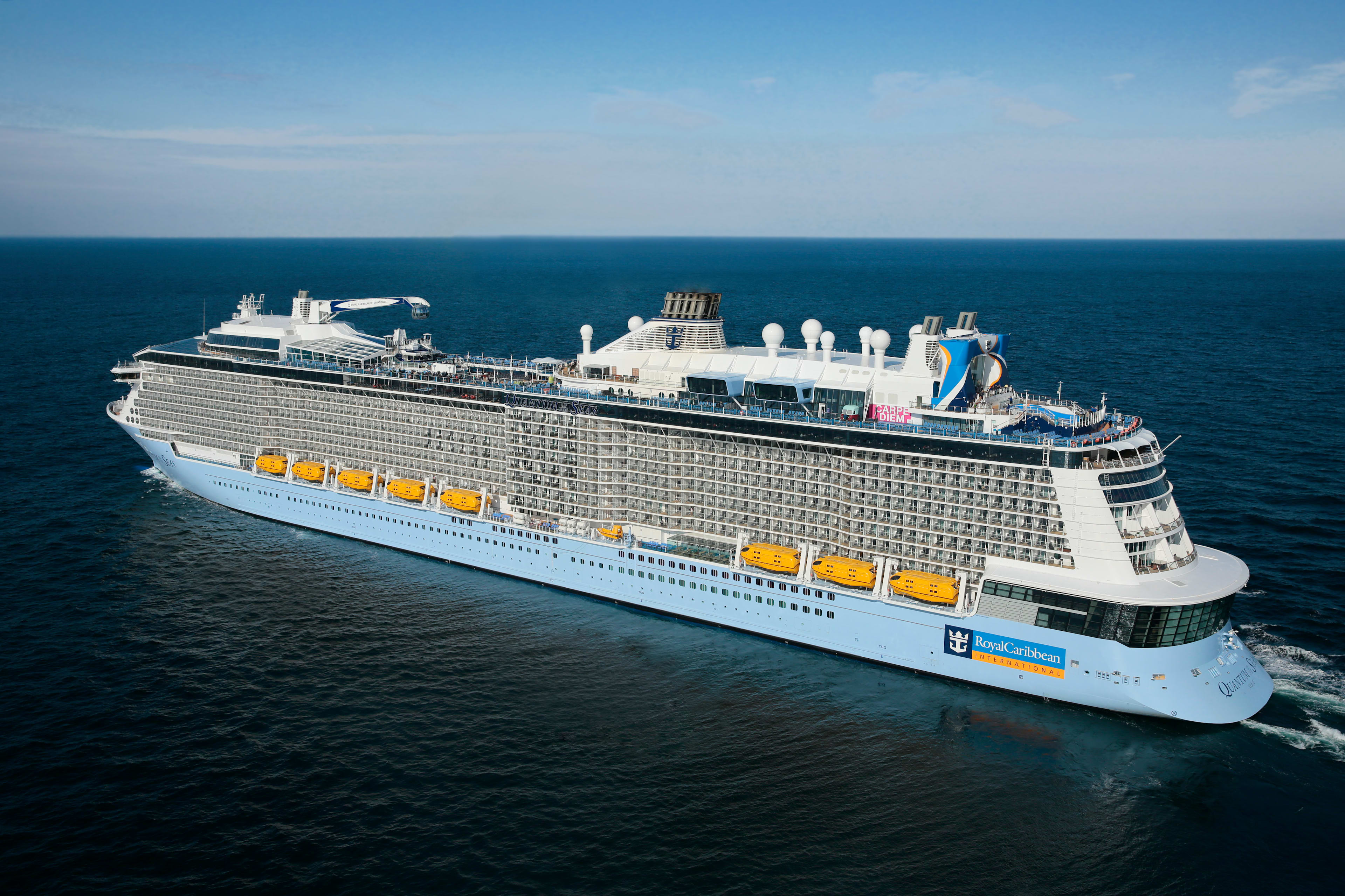 Royal Caribbean cruise ship in the ocean