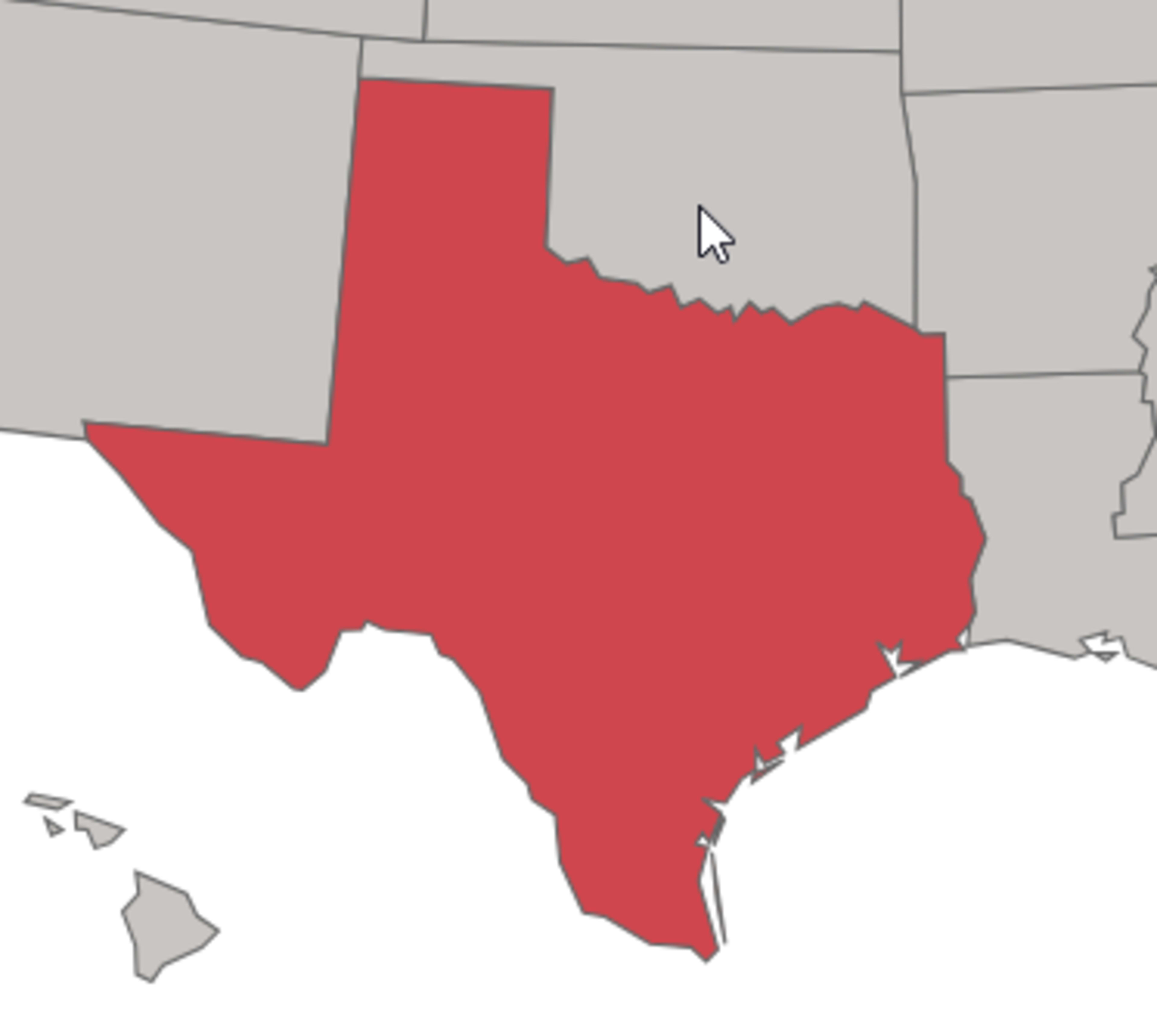 map of texas
