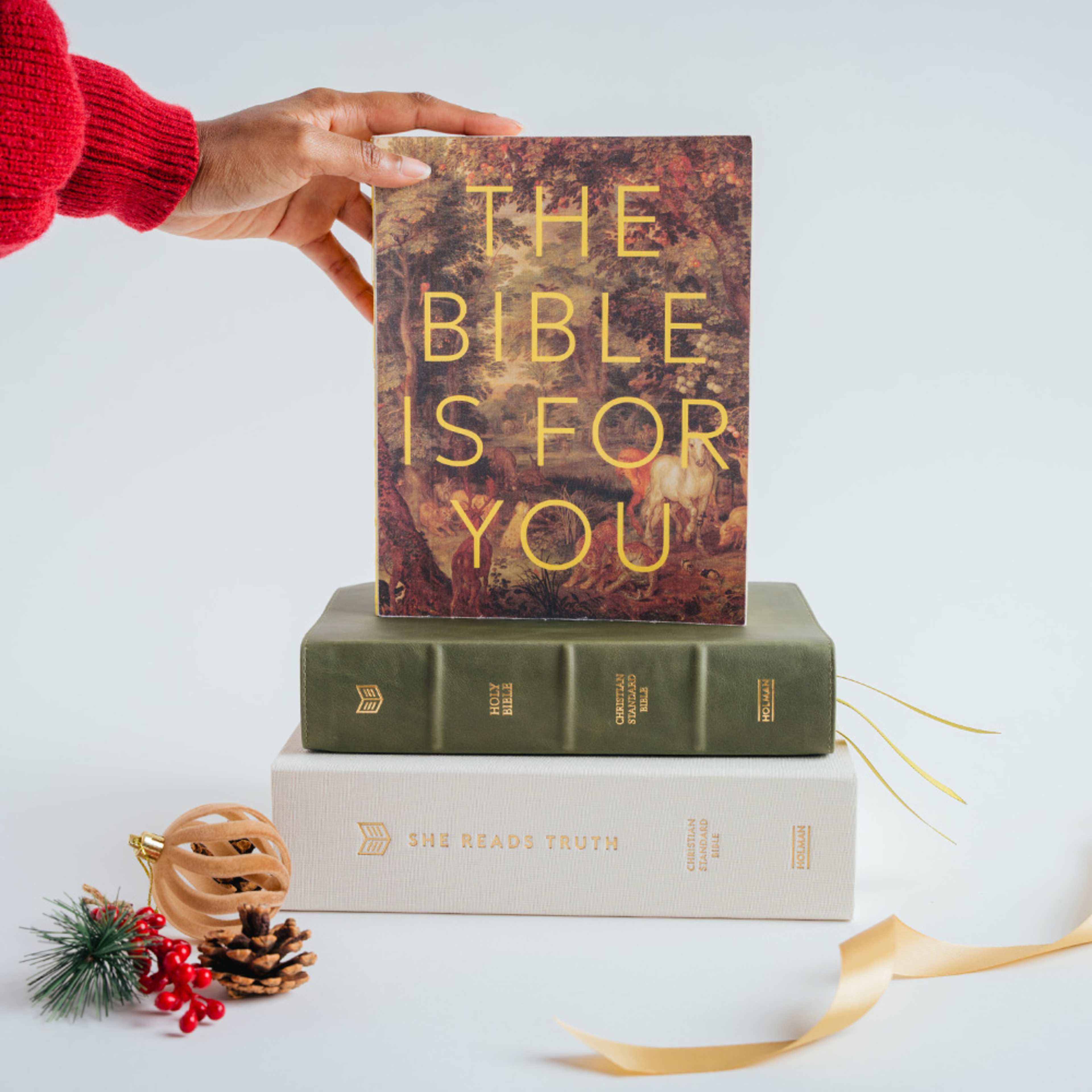 stacks of books and Bibles