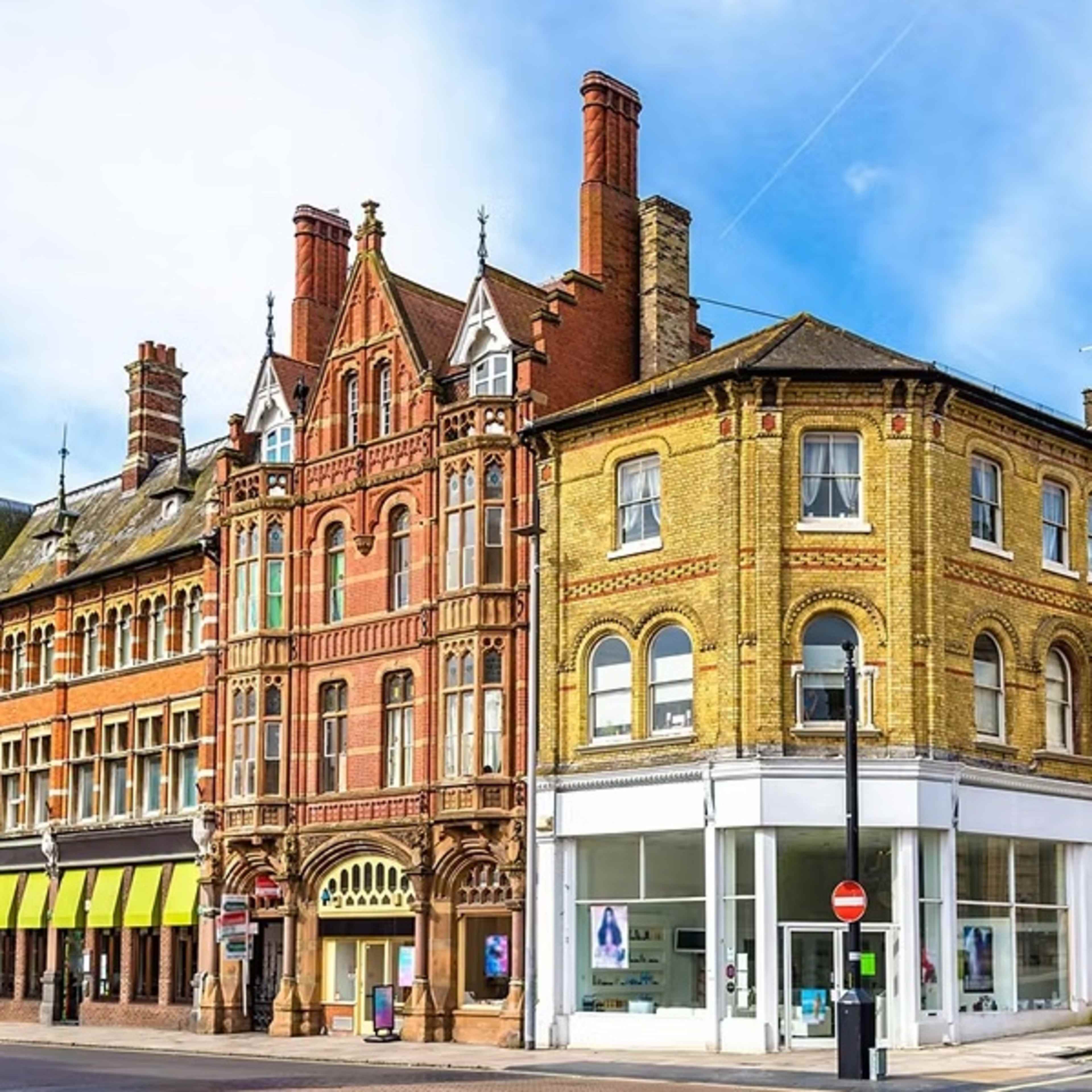 Corner building in Southampton England