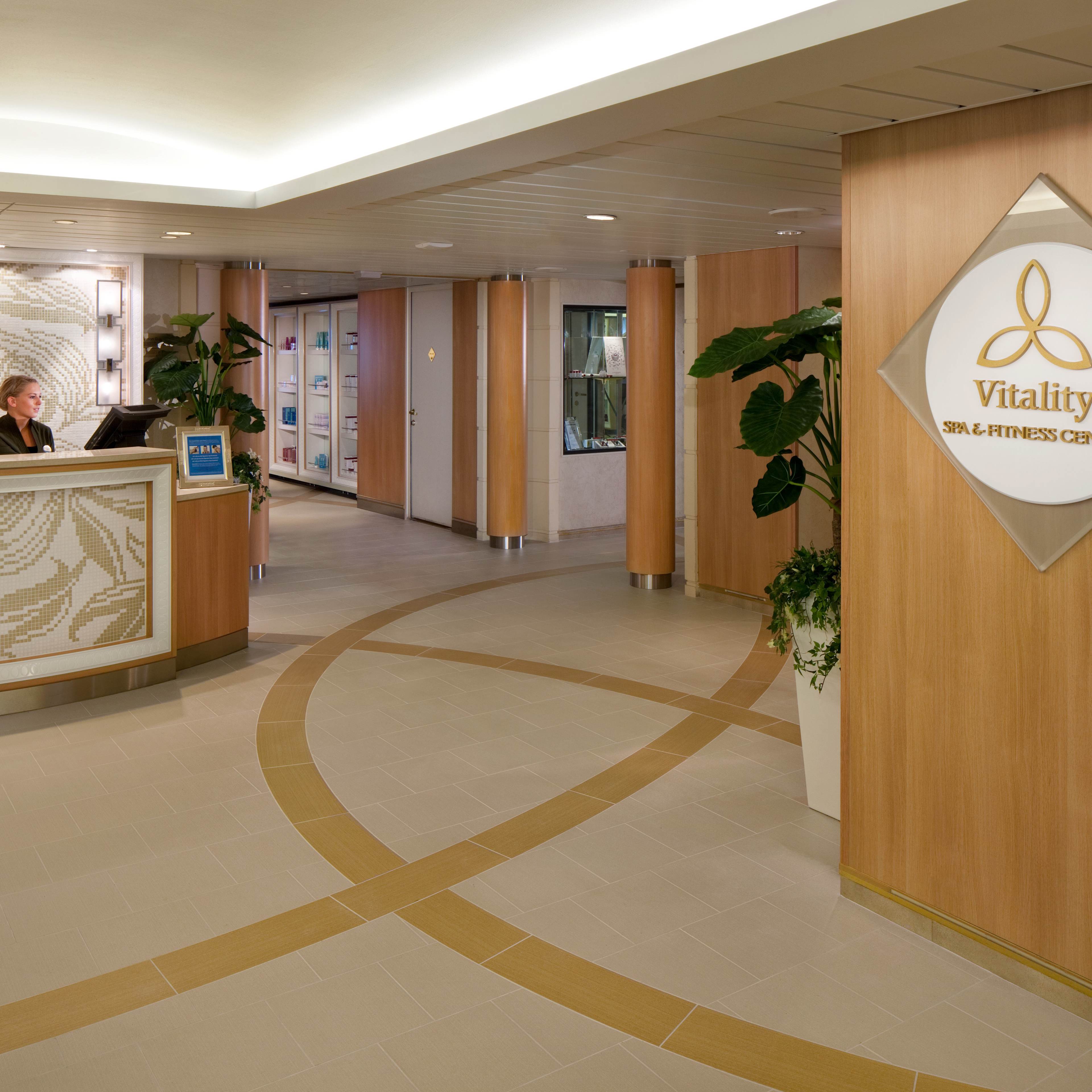 Vitality Spa on cruise ship