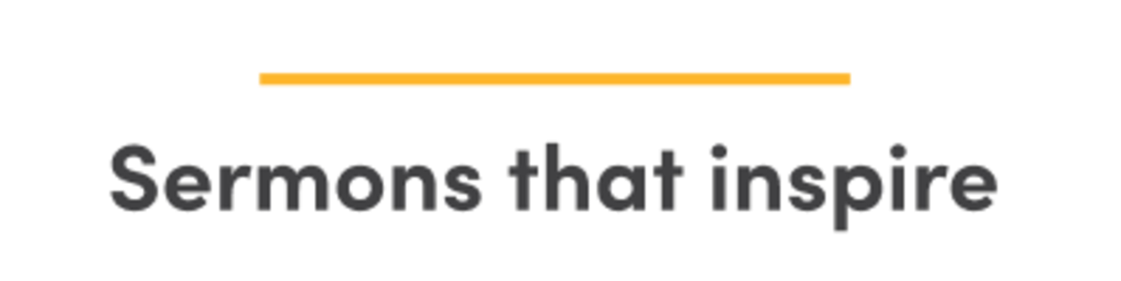Sermons the Inspire
