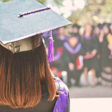 Graduate at graduation