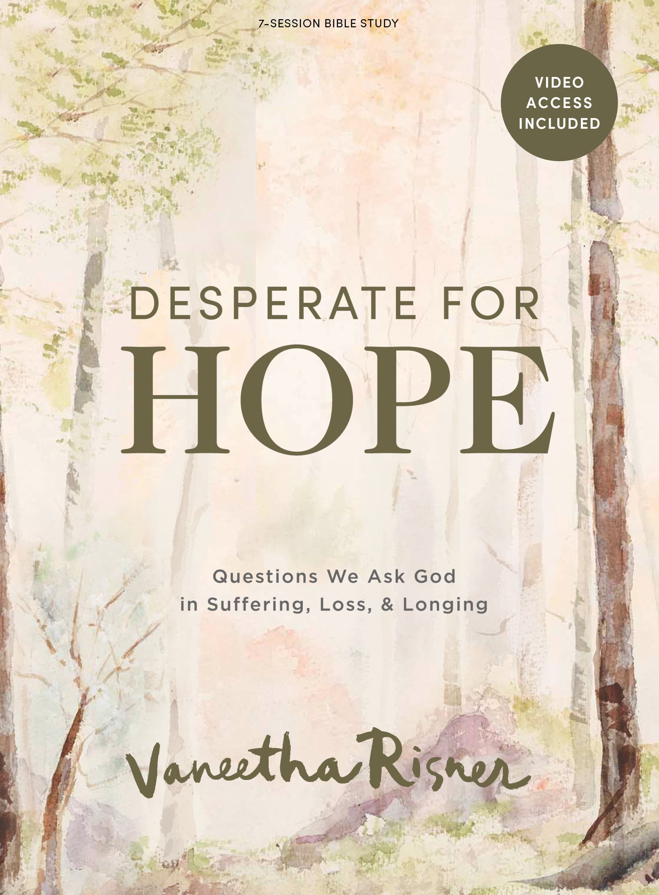Cover of Desperate for Hope by Vaneetha Risner.