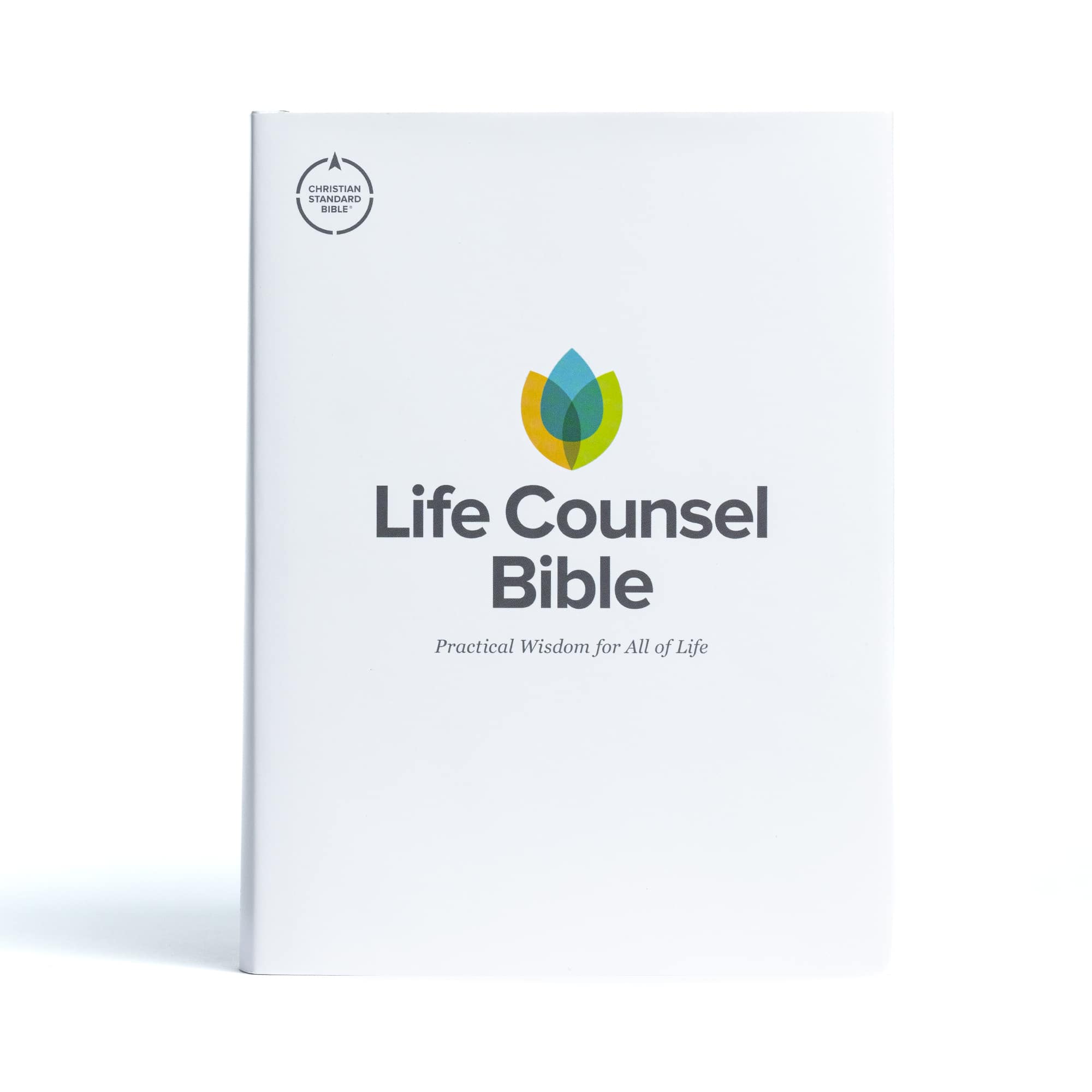 Cover of Life Counsel Bible, featuring a minimalist design