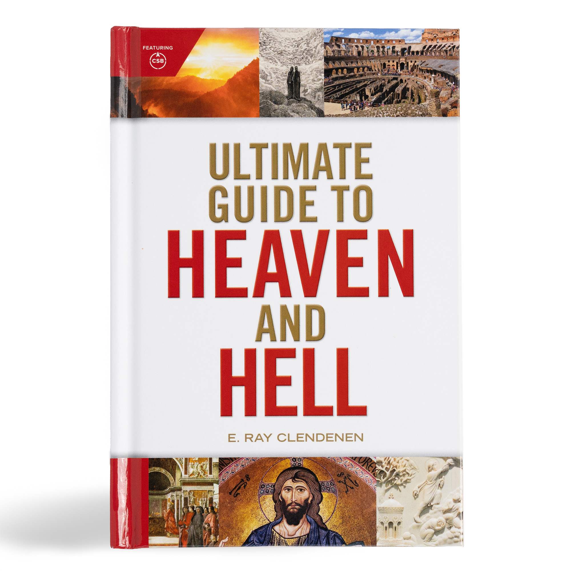 Ultimate Guide to Heaven and Hell with biblical landmarks and artwork on the cover.