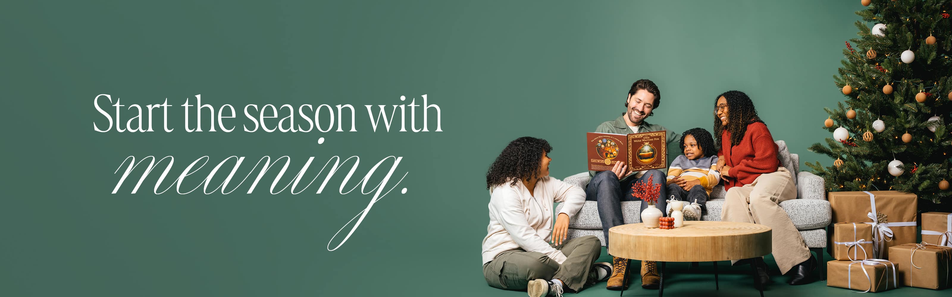 family gathering at Christmas