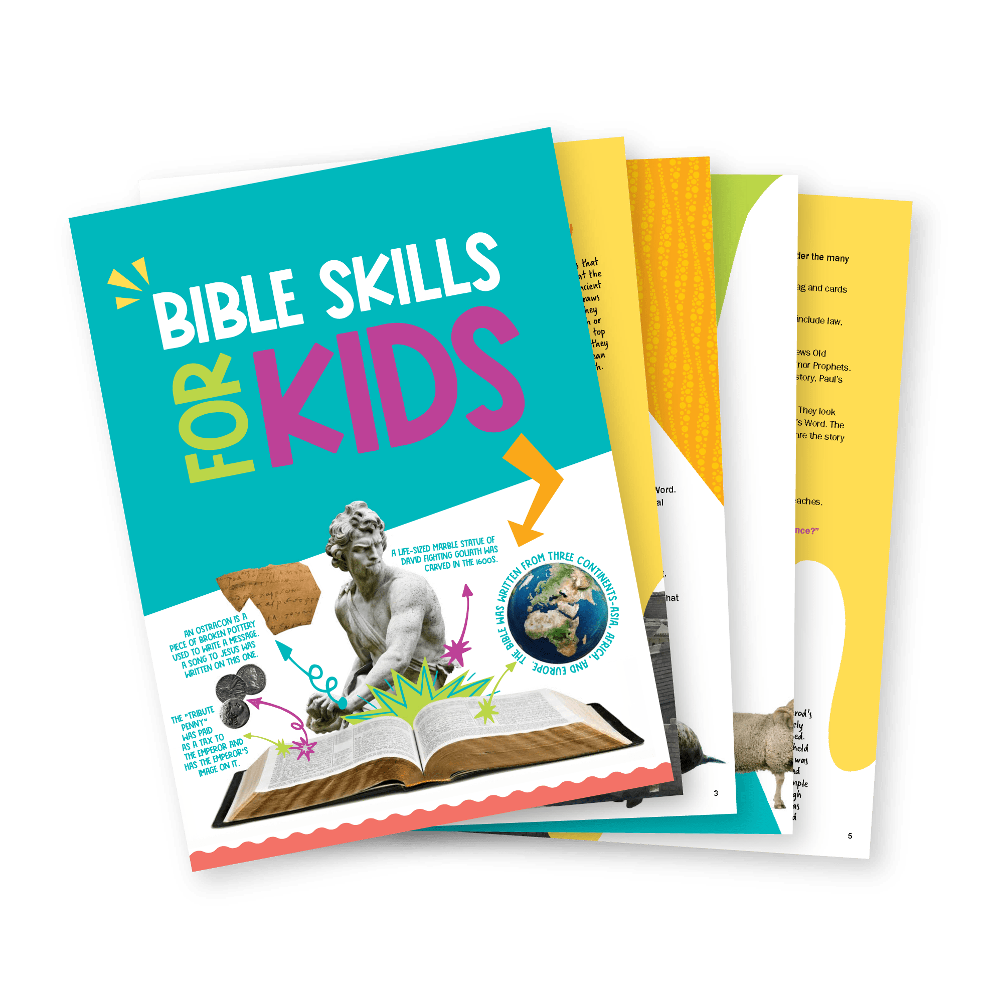 Bible Skills for Kids booklet and skills chart designed to help children develop Bible understanding.