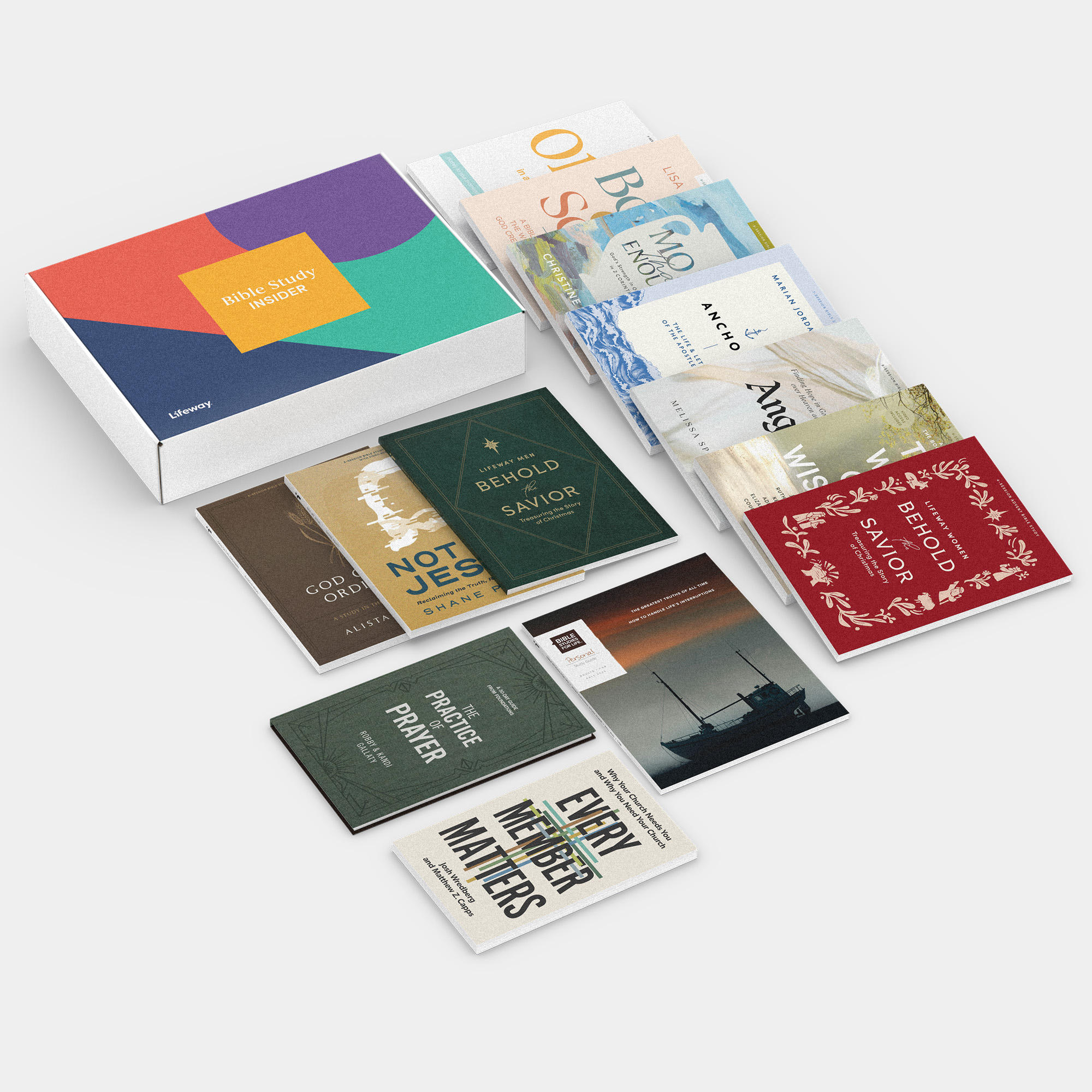 Group of men studying the Bible