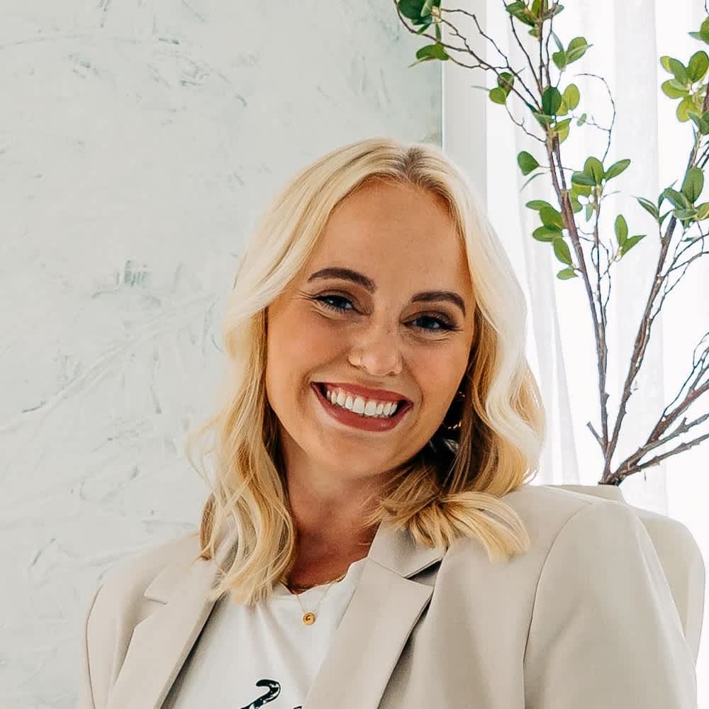 Corinne Allen smiling