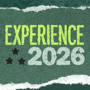 Experience 2026 logo with three starts