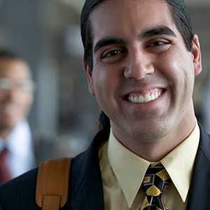 Man smiling