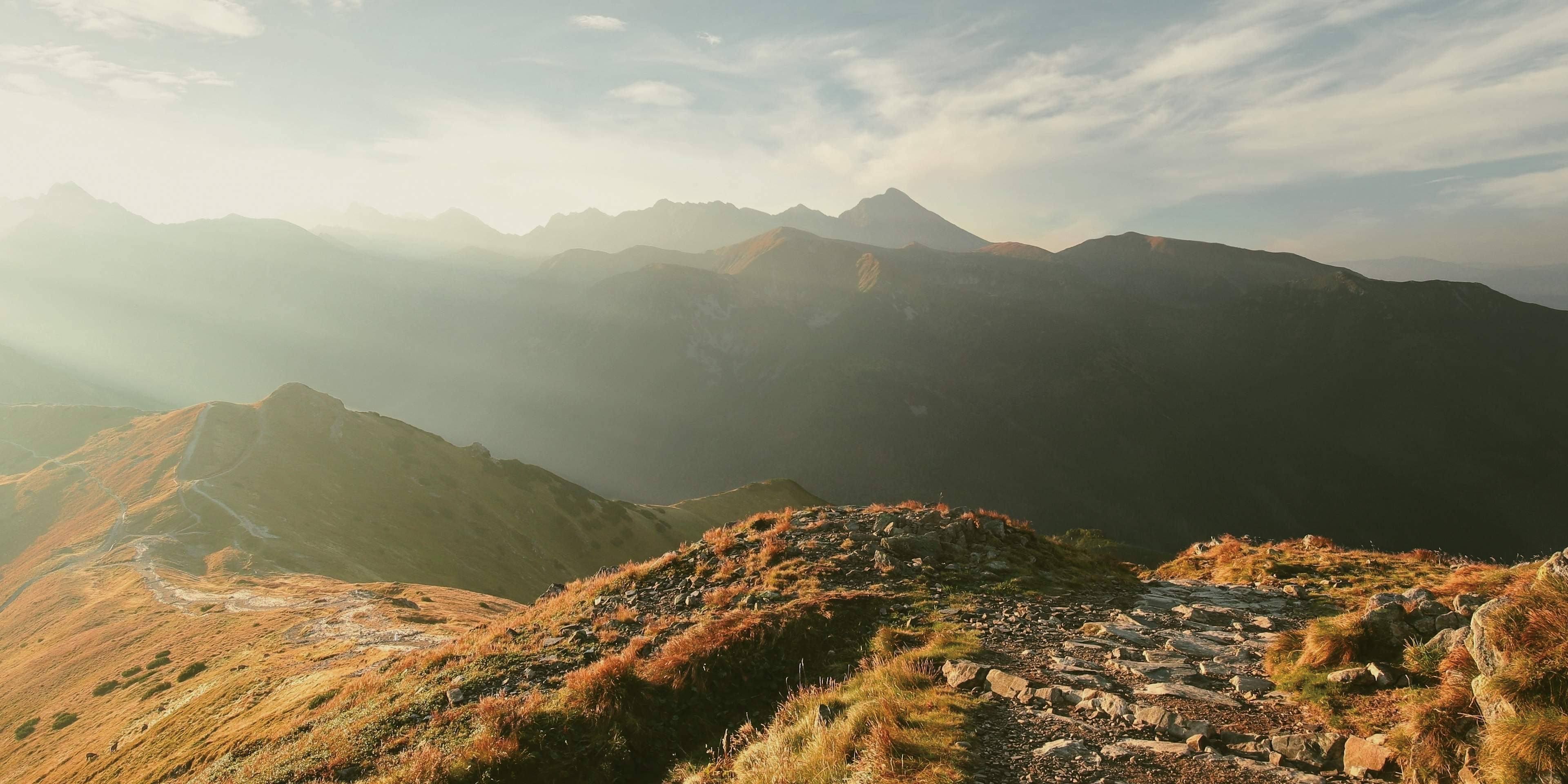 mountain top at sunrise