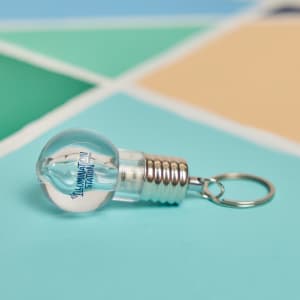 lightbulb keychain