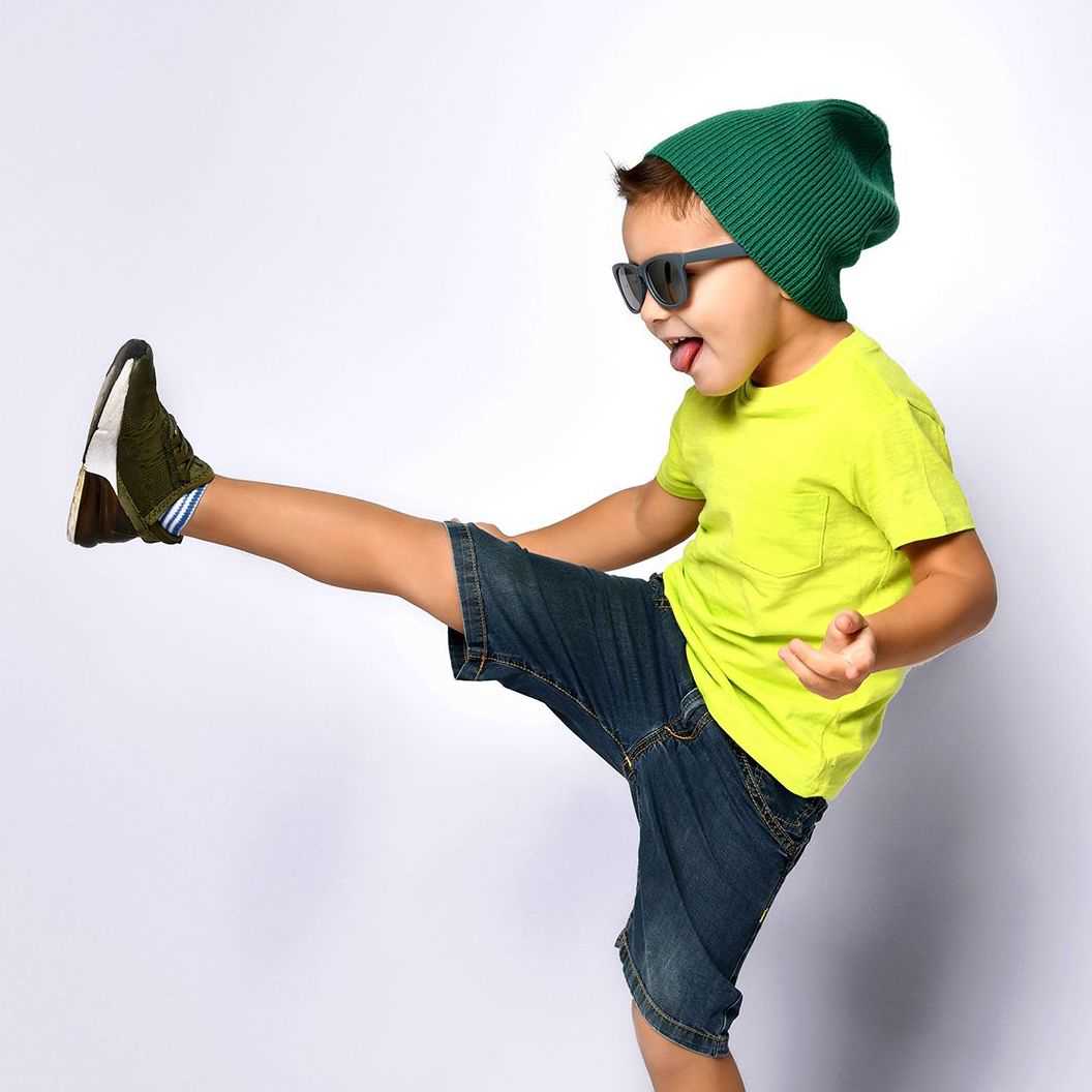 Kid having fun