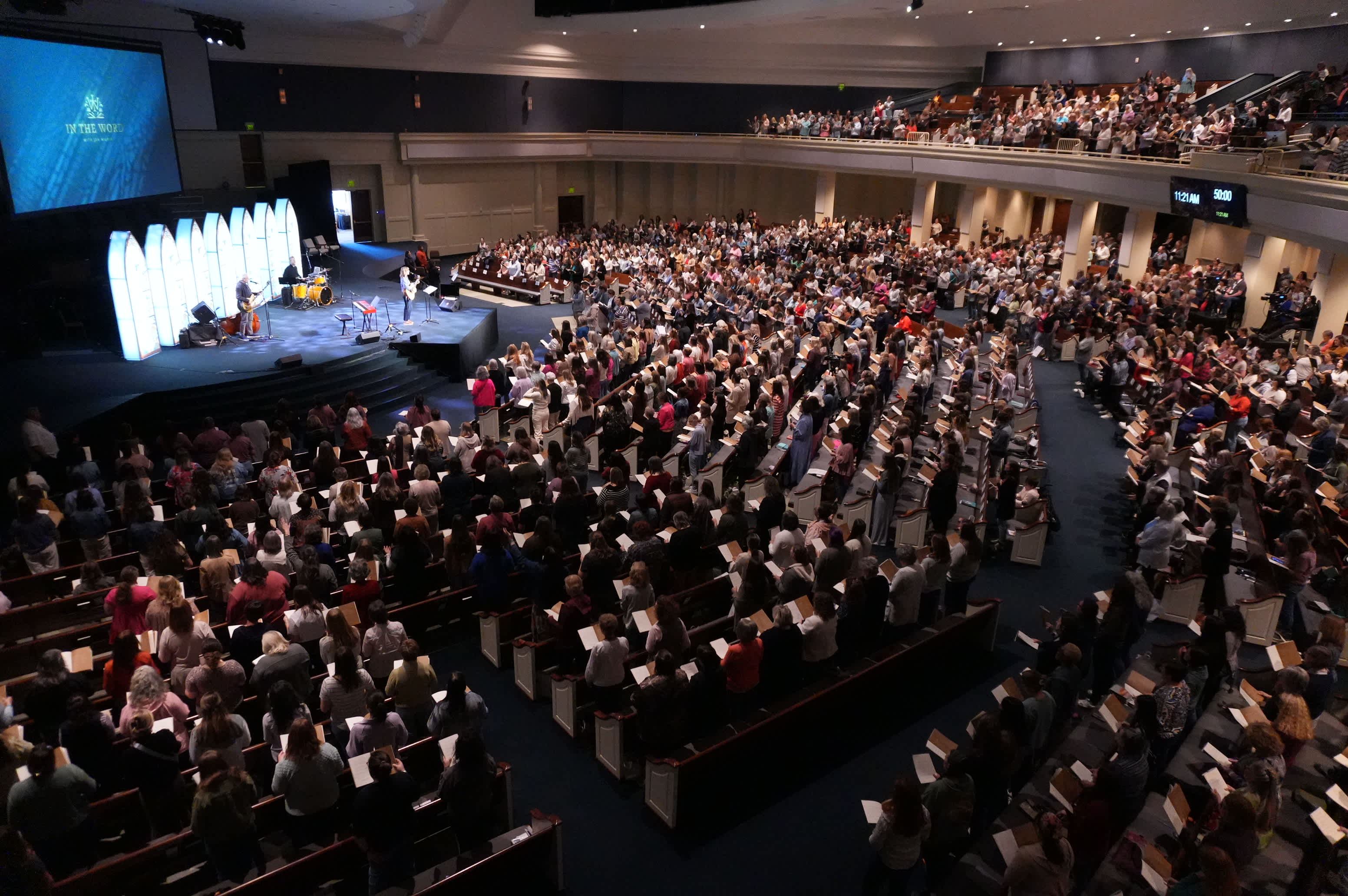auditorium filled with people