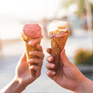 ice cream cones