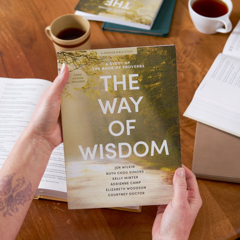 hands holding The Way of Wisdom book