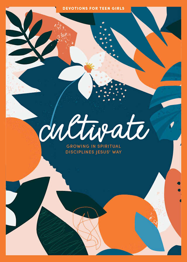 Cover of Cultivate: Growing in Spiritual Disciplines Jesus Way, a devotional for teen girls.