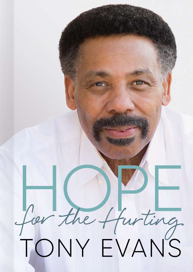 Hope for the Hurting book cover featuring Tony Evans.