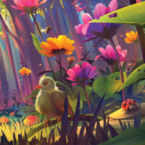 VBS decoration bird