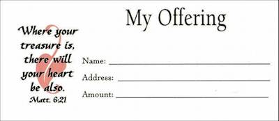 Offering Envelope: My Offering (Package of 100) | Lifeway