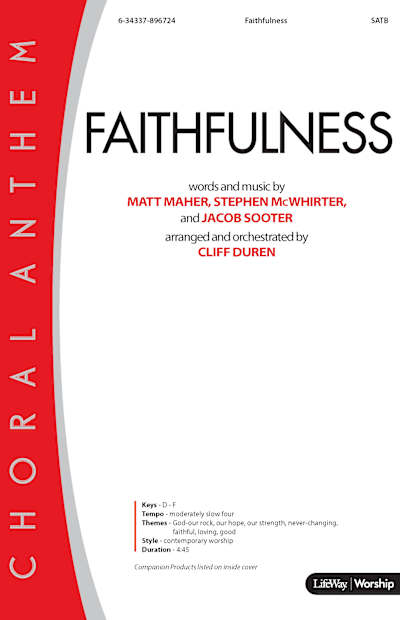 Faithfulness - Downloadable Bass Rehearsal Track | Lifeway