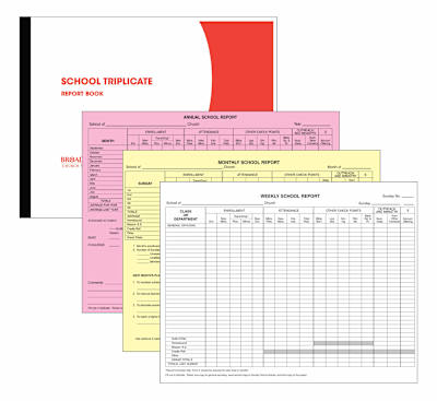 School Triplicate Report Book | Lifeway