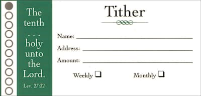 Offering Envelope: Tither | Lifeway