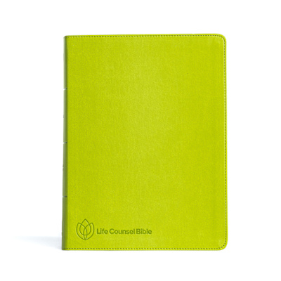 CSB Life Counsel Bible, Apple Green LeatherTouch, Indexed | Lifeway