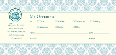 Envelope: My Offering - Bill-Size (Box of 100) | Lifeway