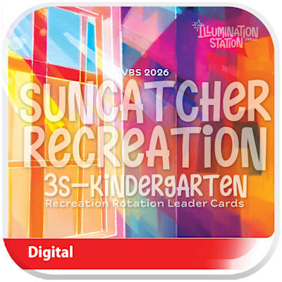 VBS 2026 3s–Kindergarten Recreation Cards Digital | Lifeway